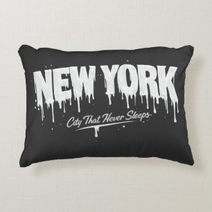New York City That Never Sleeps Decorative Cushion