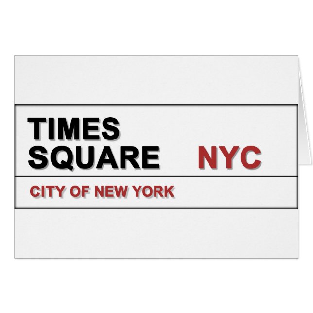 New York City Times Square (Front Horizontal)