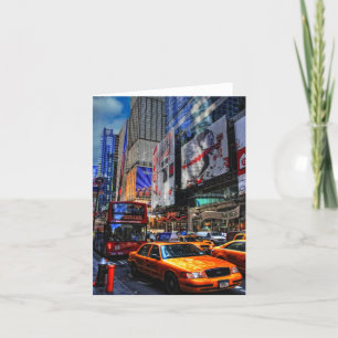 New York City Traffic-Blank Card