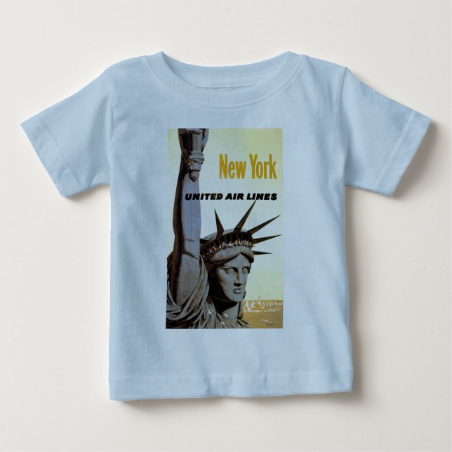 New York City Travel Baby T-Shirt (Front)