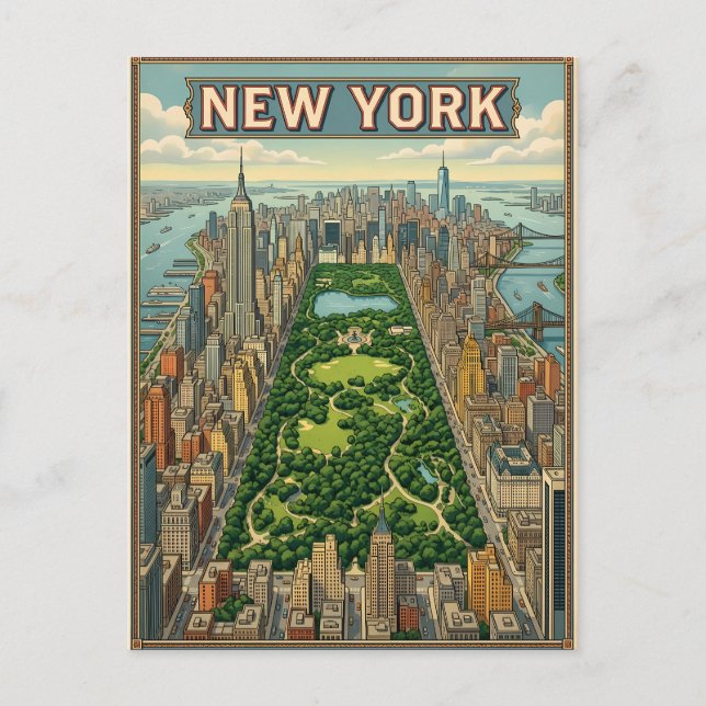 New York City travel postcard (Front)
