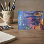 New York City Travel Postcard<br><div class="desc">Capture the energy of New York City with this beautiful postcard featuring an iconic NYC design. Perfect as a travel souvenir,  a keepsake for city lovers,  or a thoughtful gift for friends and family. Ideal for sending from your trip or collecting as a memorable reminder of the Big Apple.</div>