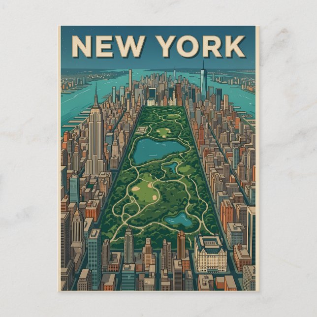 New York City travel postcard (Front)