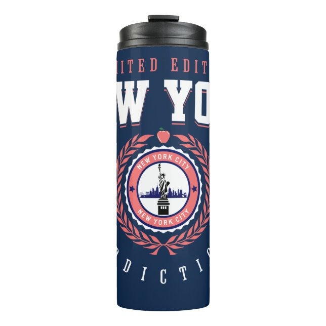 New York City Traveler Sports Style  Thermal Tumbler (Front)
