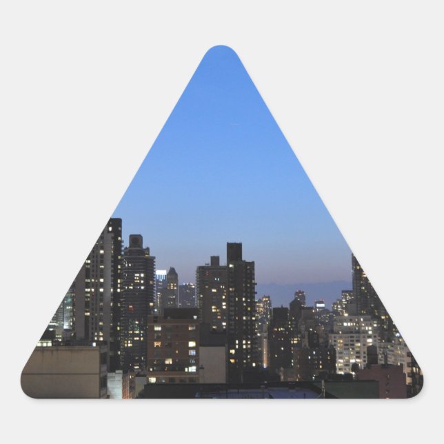 New York City Triangle Sticker (Front)