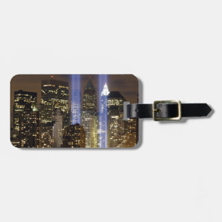 New York City Tribute Lights Luggage Tag
