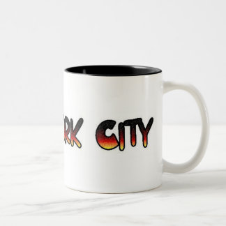 new york city Two-Tone coffee mug