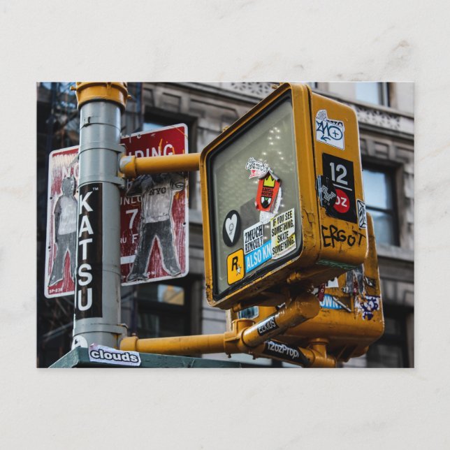 New York City Urban Street Photo Postcard (Front)