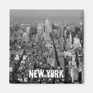 New York City USA skyline 1987 Magnet