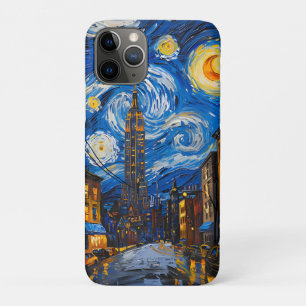 New York City Van Gogh Style Art Design Case-Mate iPhone Case