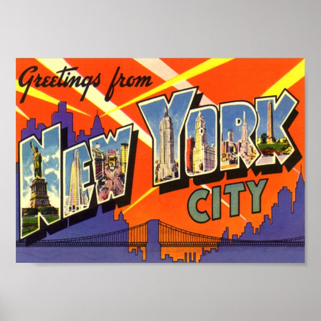 New York City Vintage Poster (Front)