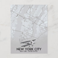New York City Vintage style map