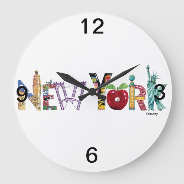 New York City wall clock (Front)