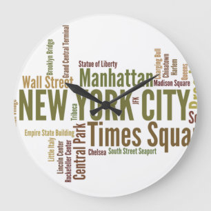 NEW YORK CITY Wall Clock