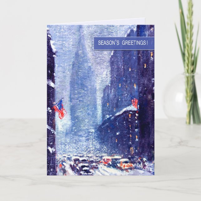 New York City. Winter. Christmas Cards (Front)