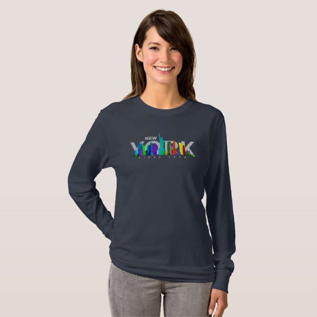 New York City | Women's Long Sleeve T-Shirt (Front Full)