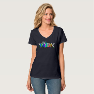 New York City Women's V-Neck T-Shirt