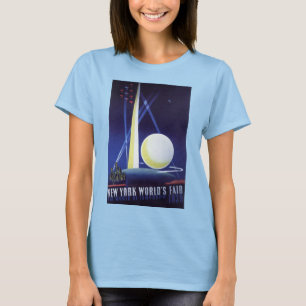 New York City World's Fair in 1939, Vintage Travel T-Shirt