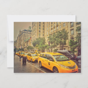 New York City Yellow Cabs Postcard