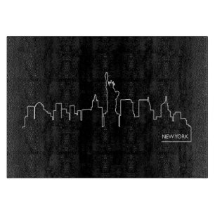 New York cityscape Cutting Board