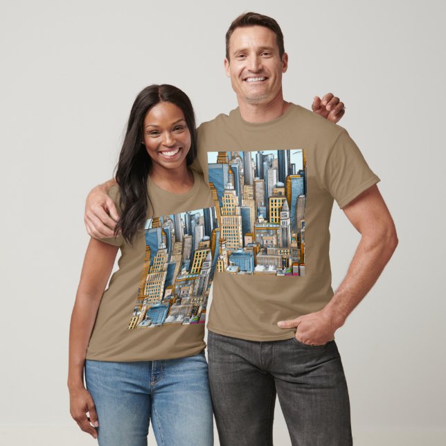 New York Cityscape Illustration  T-Shirt (Unisex)
