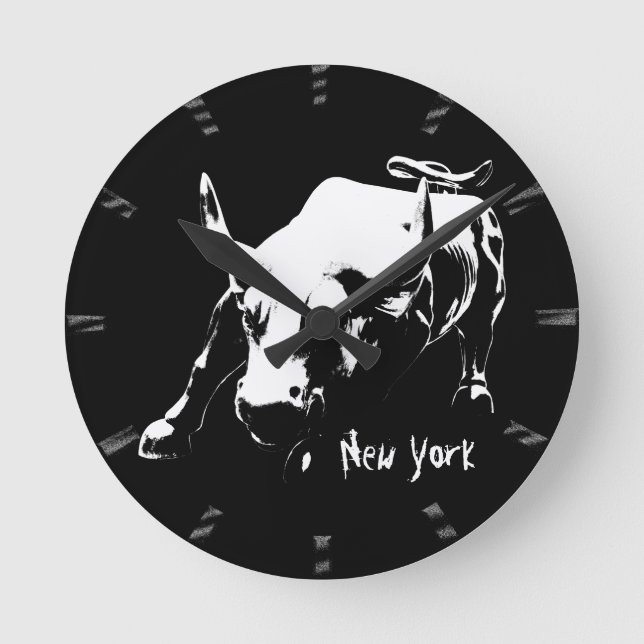 New York  Clock  Gifts Decor NY Wall Clock (Front)