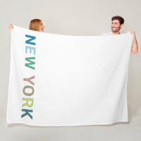 New York Colourful Text