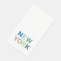 New York Colourful Text