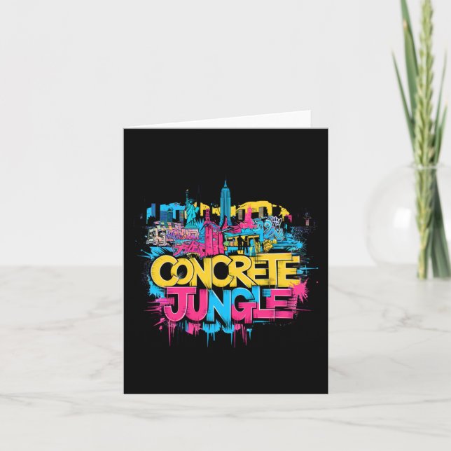 New York Concrete Jungle  Card (Front)