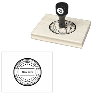 NEW YORK Country text Creativity Documents Package Rubber Stamp