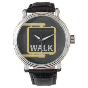 New York Crosswalk Sign Walk Watch