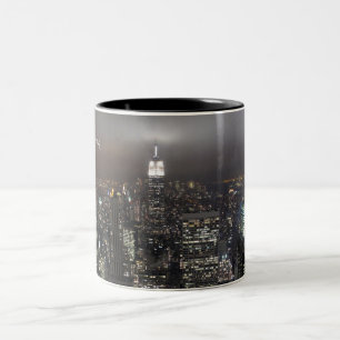 New York Cup Cityscape New York Night Mug