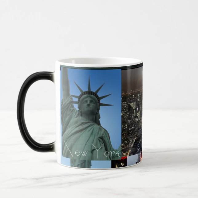 New York Cup Cityscape New York Night Mug (Left)