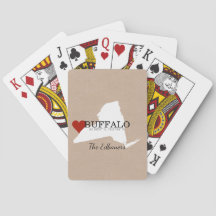 New York Custom GPS Coordinate Playing Cards