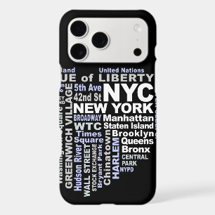 New York custom monogram phone cases
