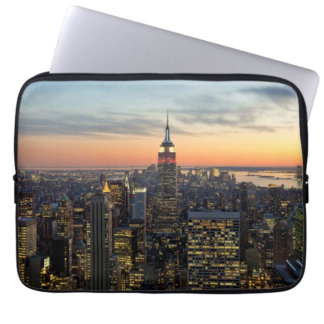 New York dawn skyline Laptop Sleeve (Front)
