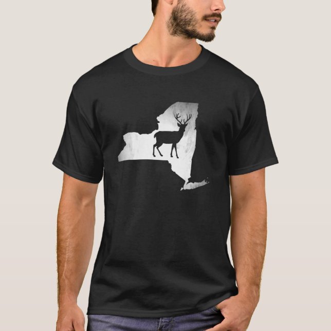 New York Deer Hunting T-Shirt (Front)