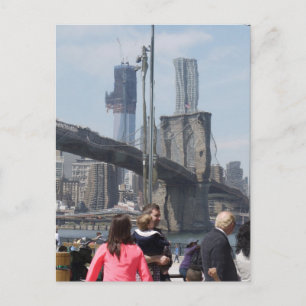 New York Distorted Postcard
