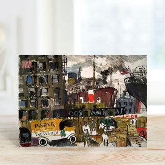 New York Docks | Joaquín Torres-García Card