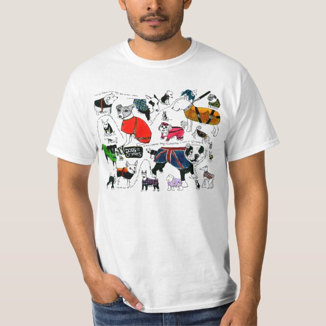 New York dogs in coats T-Shirt (Front)
