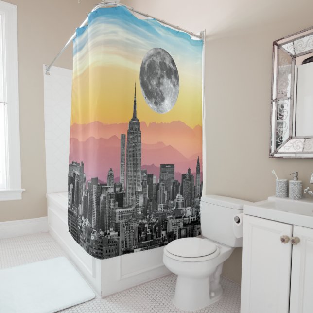 New York Dream Shower Curtain (In Situ)