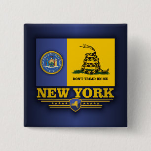 New York (DTOM) 15 Cm Square Badge