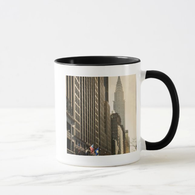 New York, E 42 St and Chrysler Building Mug (Right)
