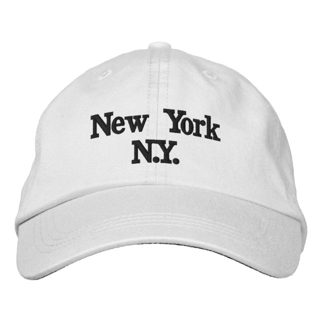 New York Embroidered Hat (Front)