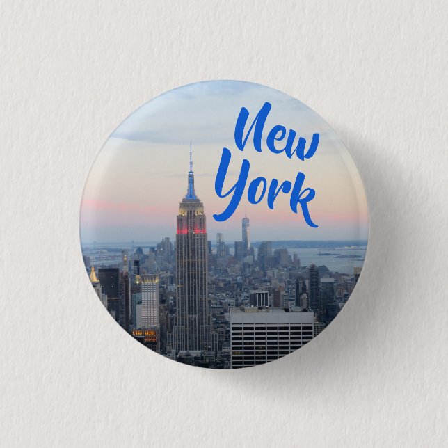 New York Empire State Building Button (Front)