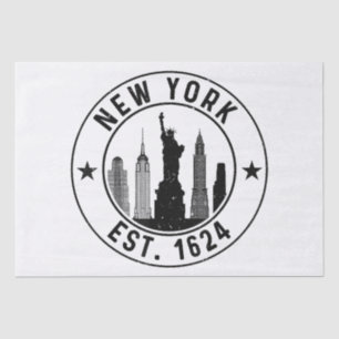 New York Est. 1624 New York City Lover Nyc Tissue Paper