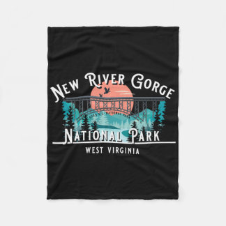 New York Family Adventure Rv Camping Travel Road T Fleece Blanket