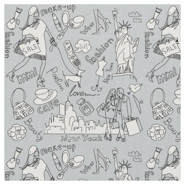 New York Fashion Fabric (Close Up)