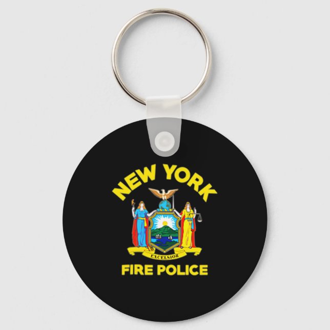 New York Fire Lice Department Firefighters  Key Ring (Front)