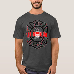 New York Fire Police Department  Firefighters T-Shirt